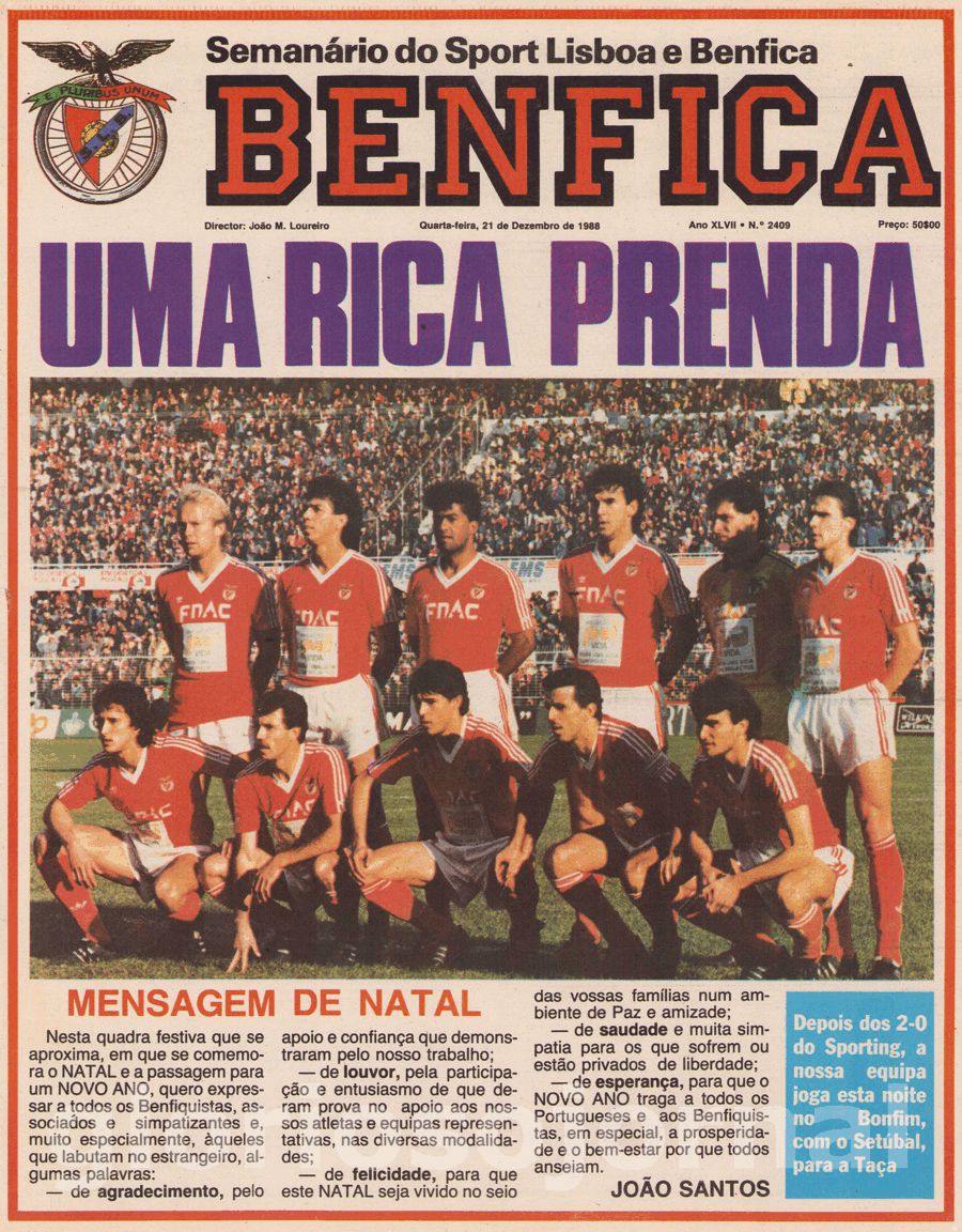 jornal o benfica 2409 1988-12-21